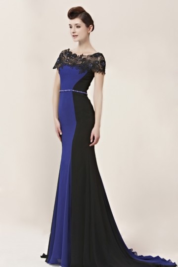 Buy cheap long blue formal dresses online