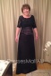 Black Lace Mother of the Bride Dress with Half Sleeves